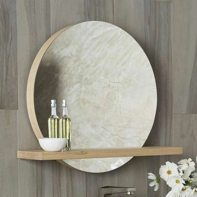 34 Wood Bathroom Shelf