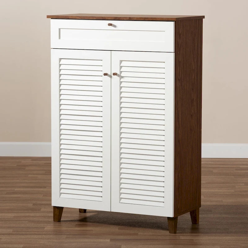 Mueble zapatero moderno y contemporáneo con 5 estantes