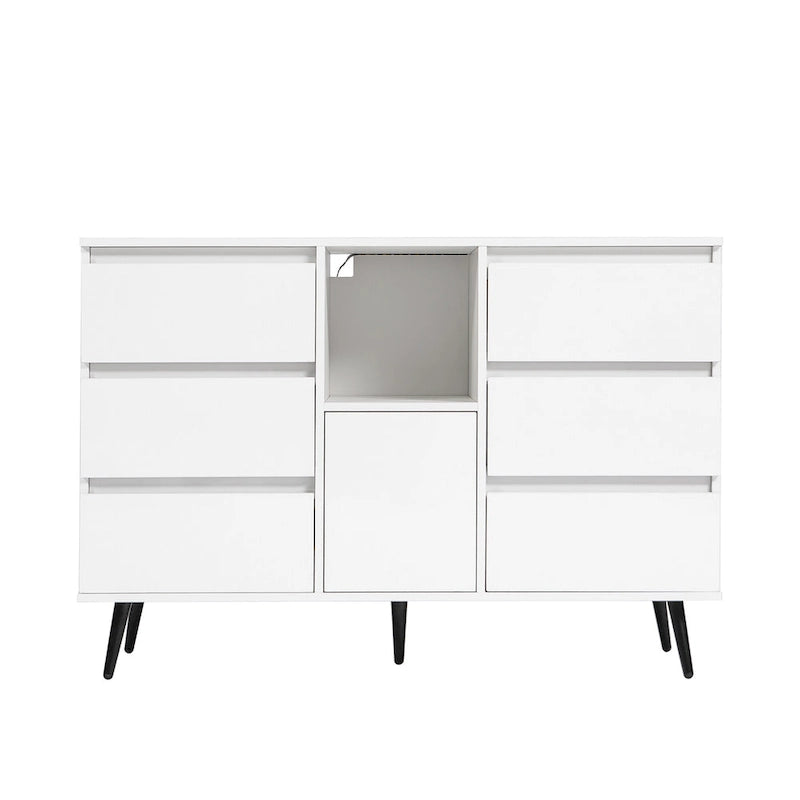 Sideboard-Buffetschrank mit farbwechselnder LED-Beleuchtung