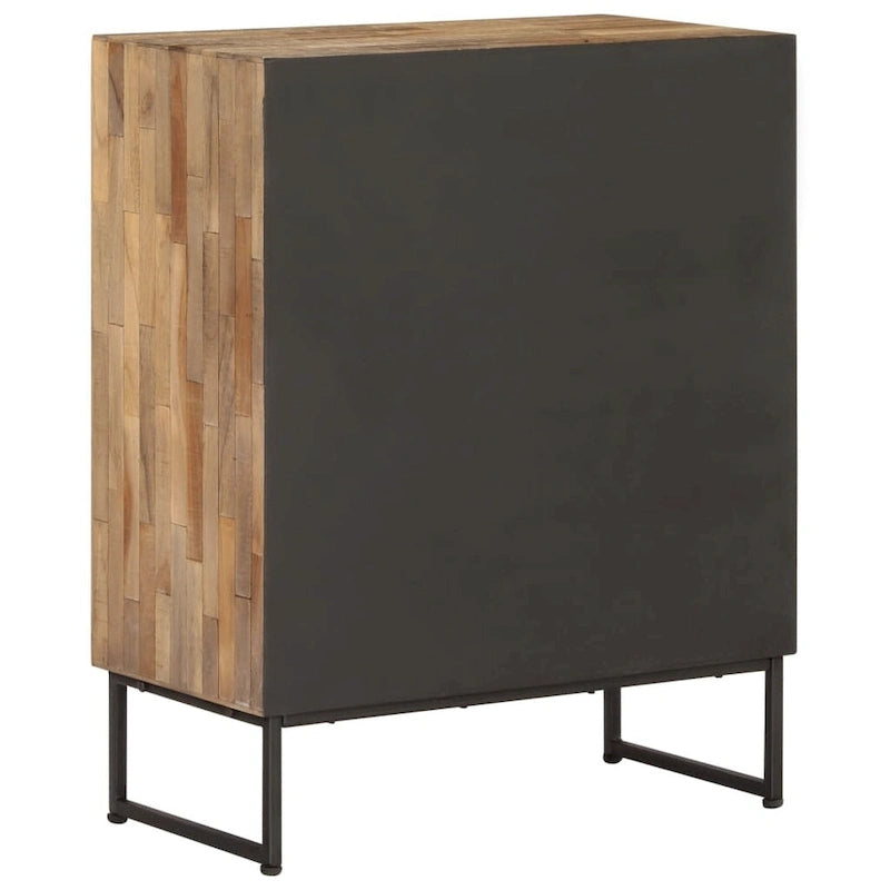 Credenza in legno di teak recuperato con tre cassetti