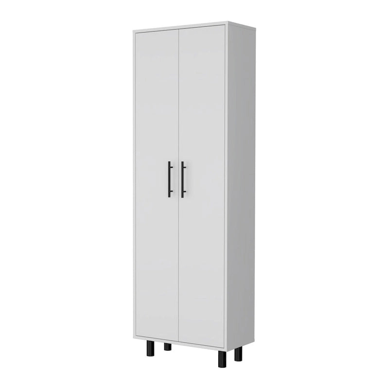 71 White Tall Pantry Cabinet - 23.60