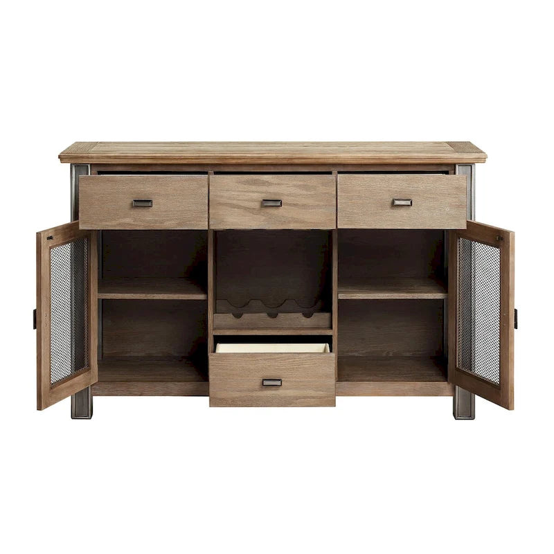 Maple 2-Door and 4-Drawer Server