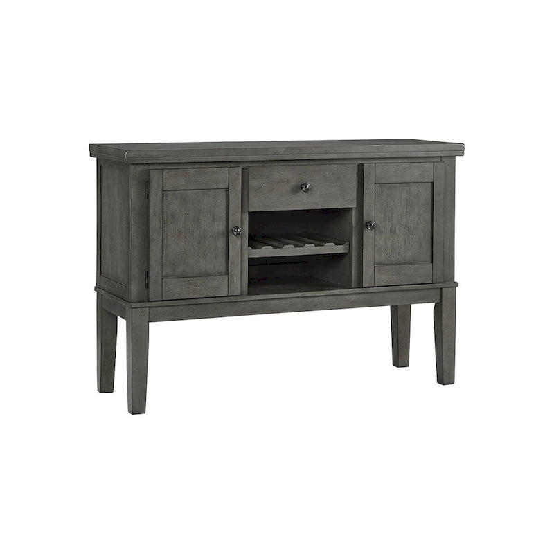 Aparador de comedor gris antiguo - 56W x 18D x 39H