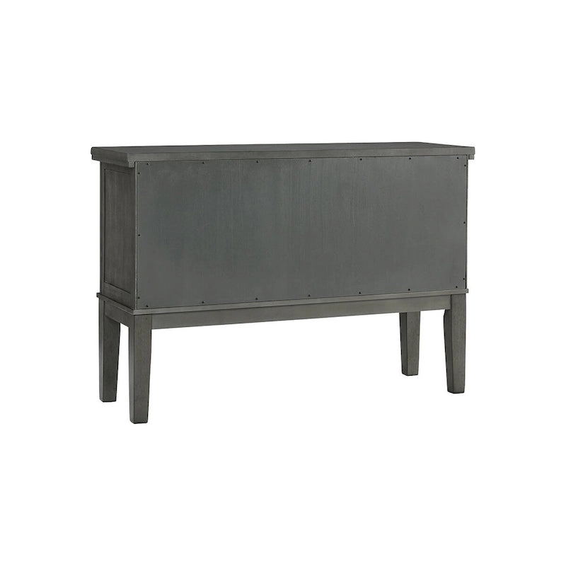 Aparador de comedor gris antiguo - 56W x 18D x 39H