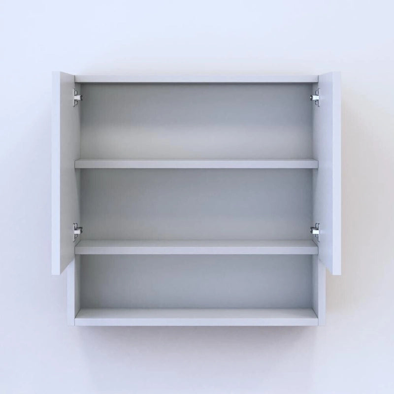Matter wandmontierter Badezimmerschrank