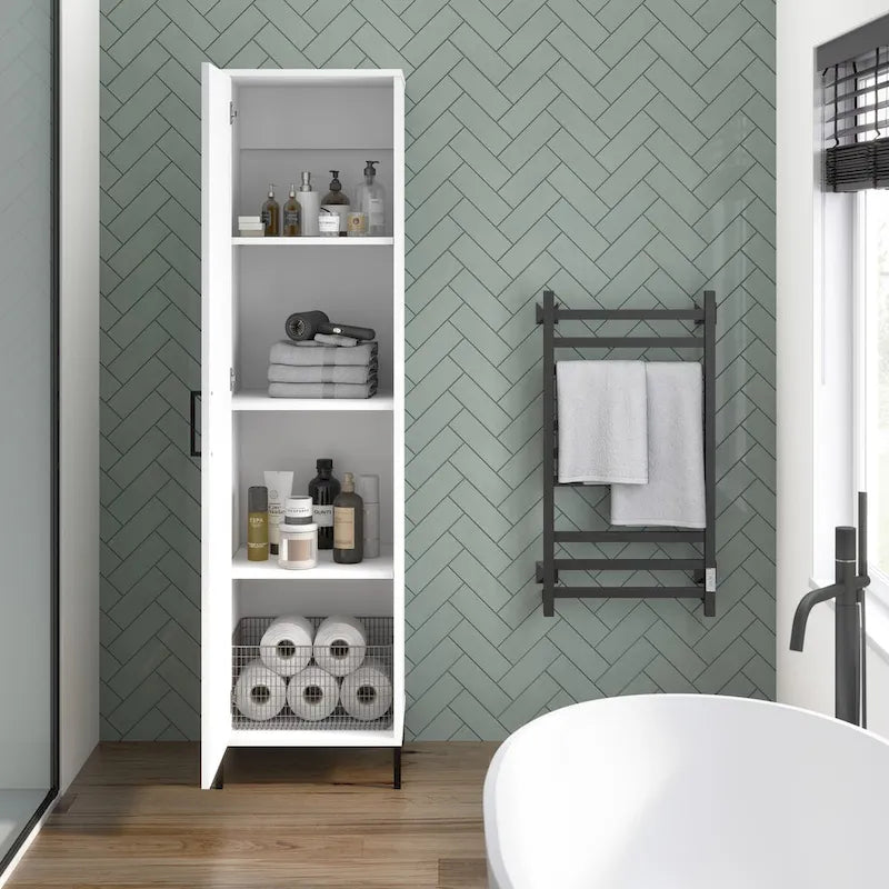 Schmaler Badezimmerschrank